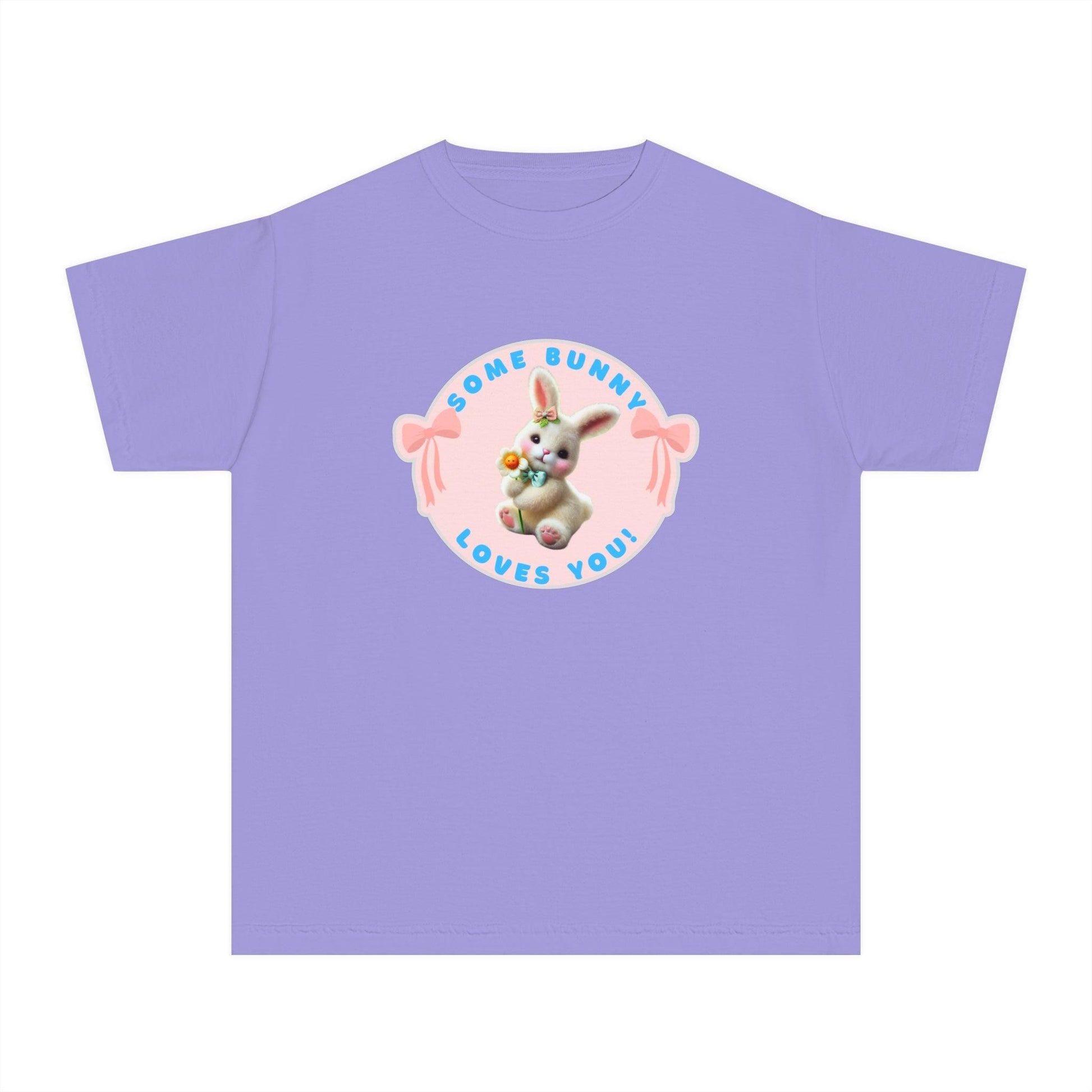 Some Bunny Loves You Youth Midweight Tee - Hop into Easter with Adorable Style! 🐰💖 - Whippie's
