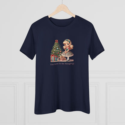 Too Cute to be Naughty - Women's Softstyle Tee - Whippie's