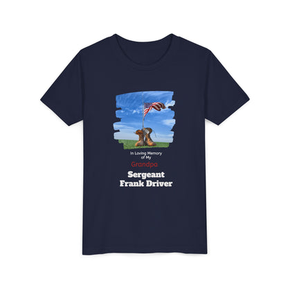 Memorial Day Military Boots - Youth T-shirt - Personalizable
