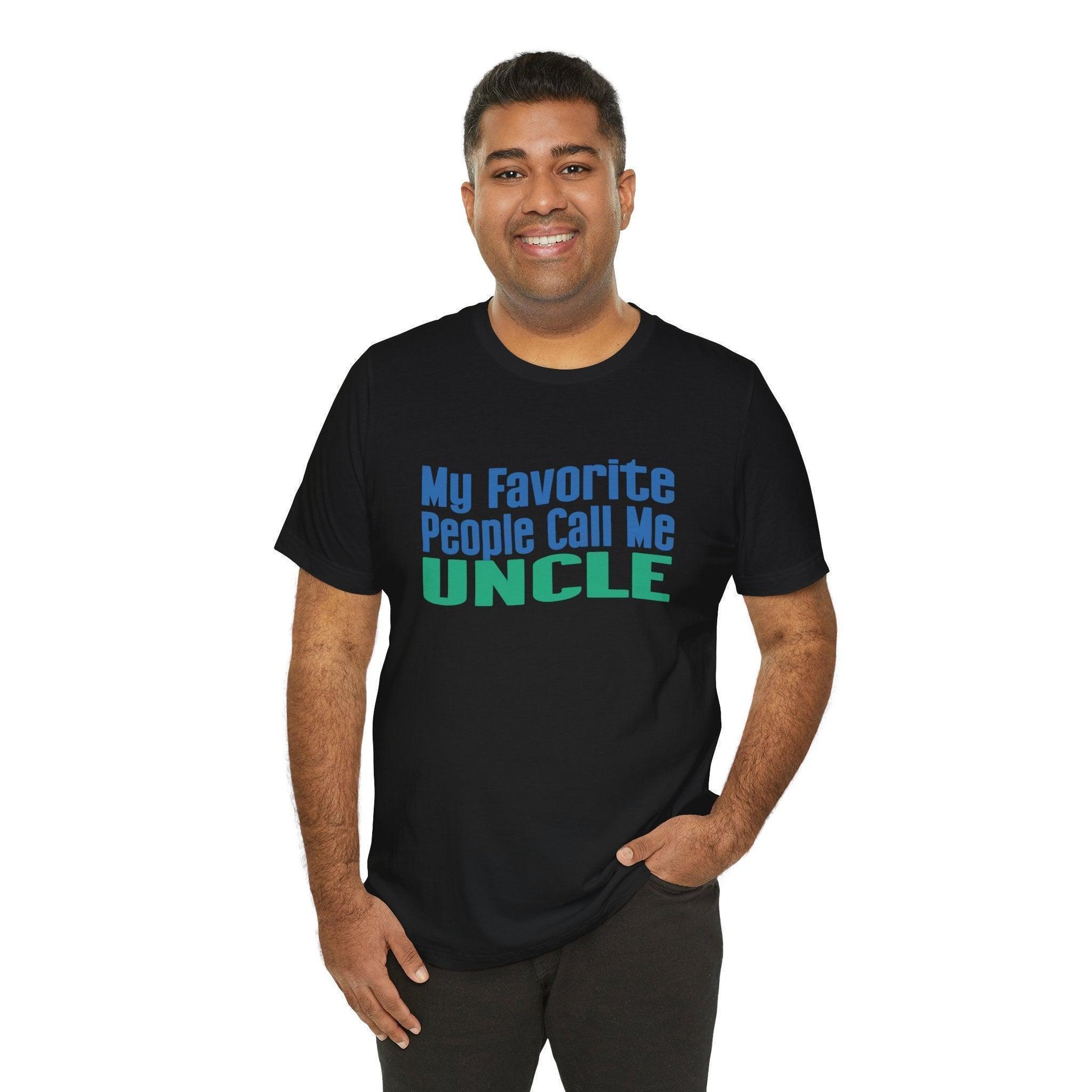 👨‍👦 My Favorite People Call Me UNCLE 💙 Unisex Tee ✨ The best uncles get promoted to favorite! - Whippie's