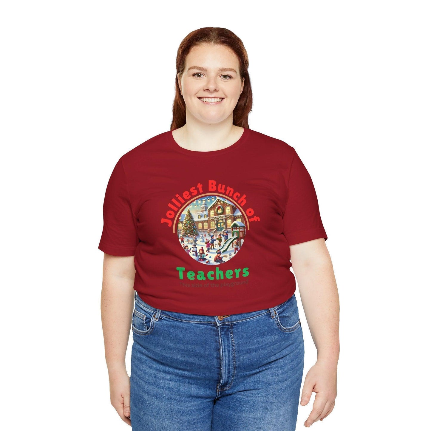 🌴 Jolly Bunch of Teachers ☀️ Unisex Jersey Tee 🧑‍🏫 - Winter Wonderland - Whippie's