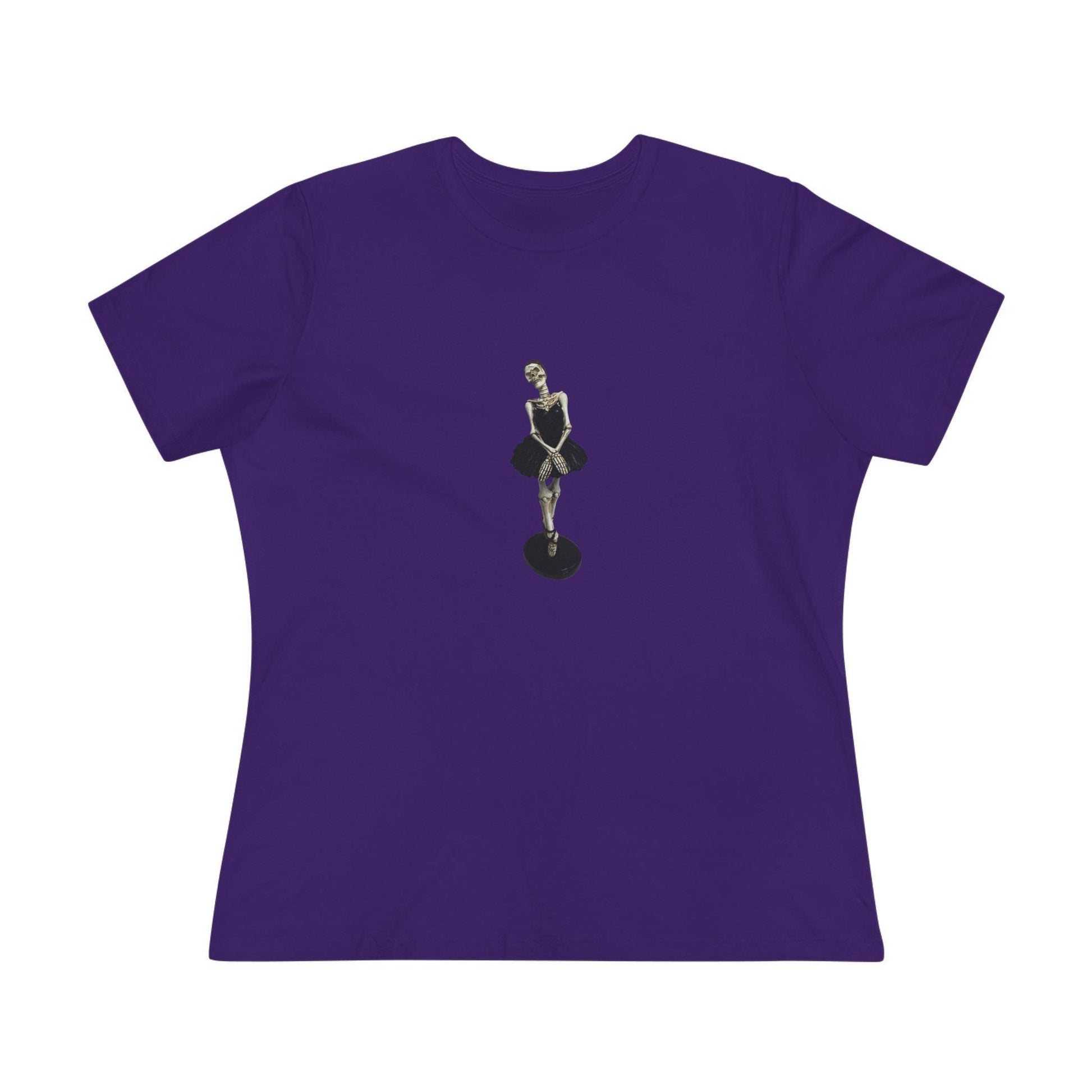 Ballerina Bones - Spooktacularly Stylish! ☠️🩰 - Women's Softstyle Tee - Whippie's