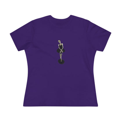 Ballerina Bones - Spooktacularly Stylish! ☠️🩰 - Women's Softstyle Tee - Whippie's