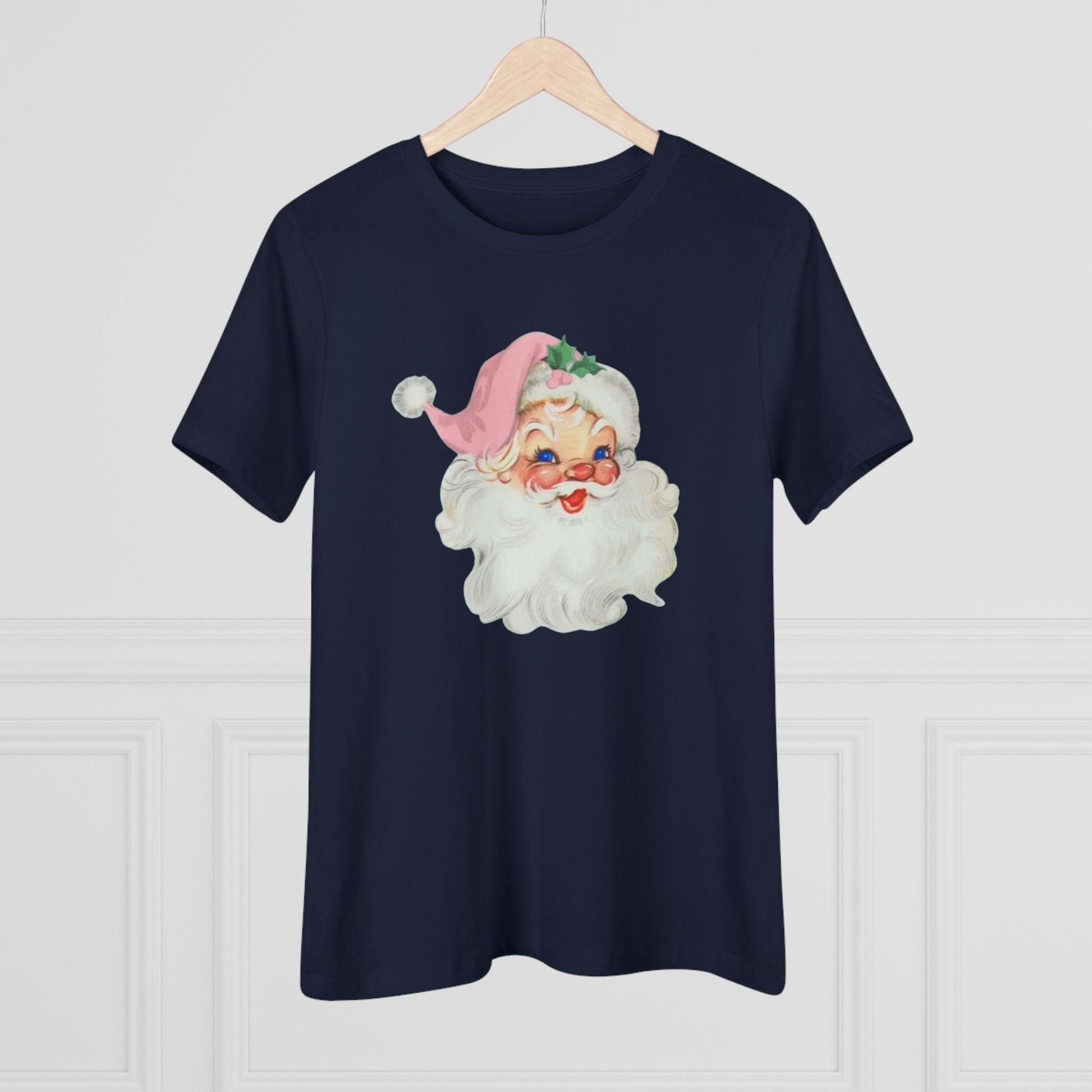 Blue-Eyed Santa Tee - Santa's Got the Blues (and We Love It!) 💙🎅 - Women's Softstyle Tee - Whippie's
