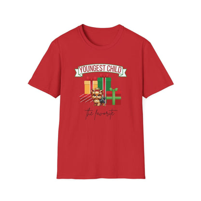 Youngest Child, The Favorite 🎁🐶 Yorkie - Unisex Tee! 🎁👑 - Whippie's