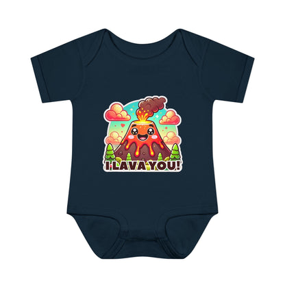 I Lava You - Baby Onesie ❤️🌋 - Whippie's