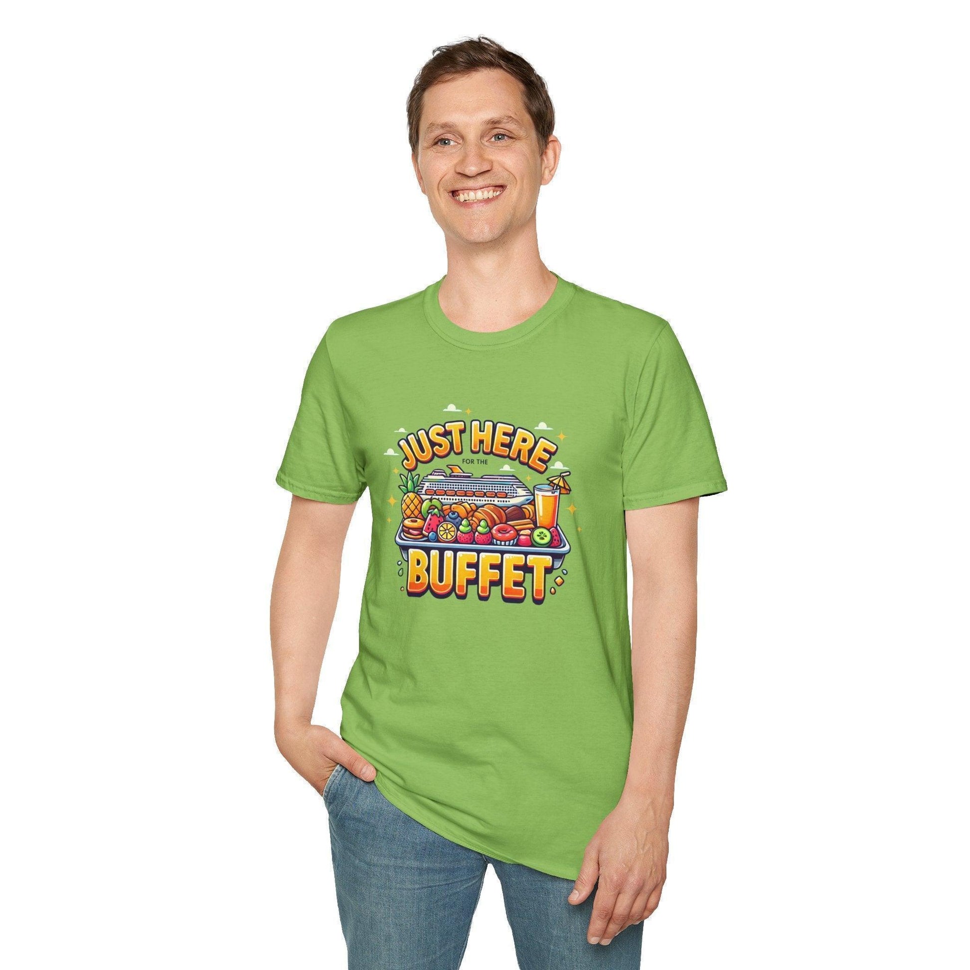 Just Here for the Buffet 🛳️🍽️ - Unisex Tee - Whippie's