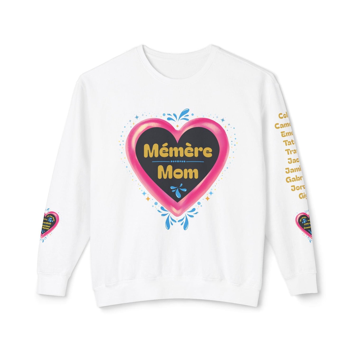 Grandma's Grandkids Crewneck Sweatshirt ✨ A grandma's love knows no bounds! Personalizable - Whippie's