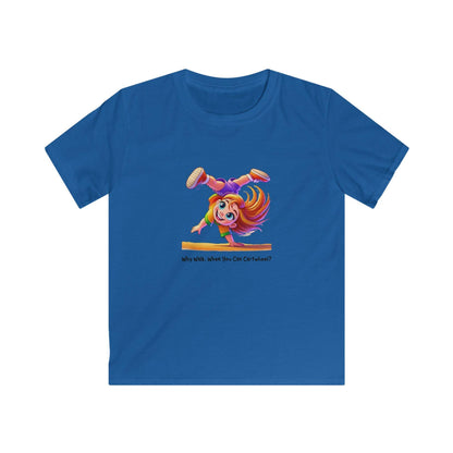 Why Walk When You Can Cartwheel?" Kids' Tee! 🤸‍♀️ - Whippie's
