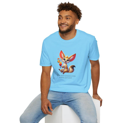 Fennec Fox Cocktail - Cheers to Good Times and Smiles! 🦊🍸 Unisex T-shirt - Whippie's