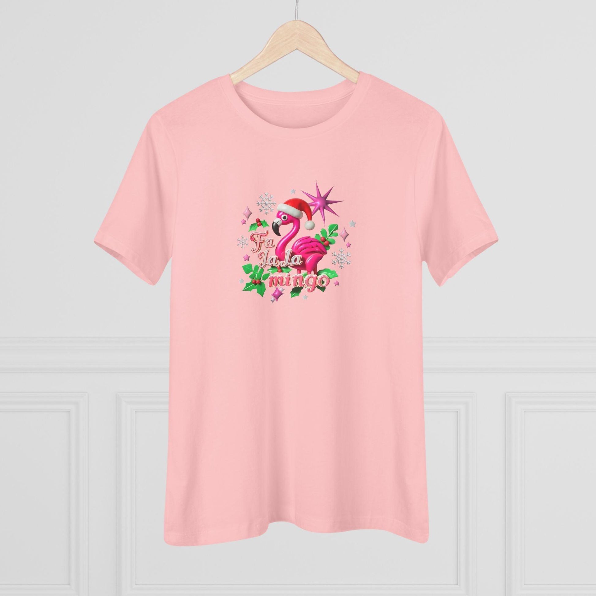 🦩🎅 Fa La La Mingo! ❄️🌟 - Women's Softstyle Tee - Whippie's