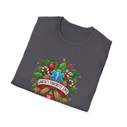 Santa's Favorite EMT Unisex Tee 🚑🎅 - Whippie's