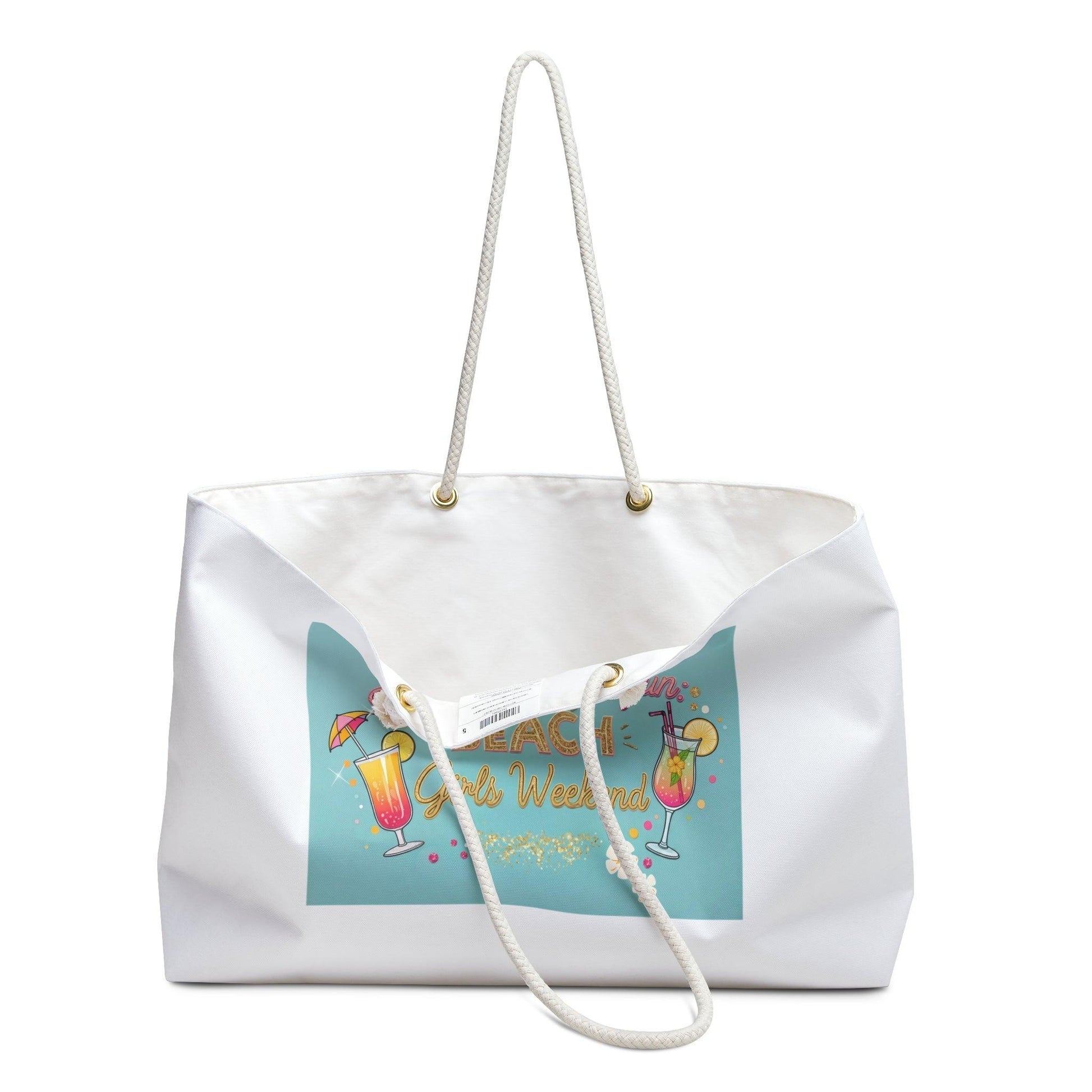 Sun, Sips, and Fun Beach Girls' Weekend - Weekender Tote Bag - Whippie's