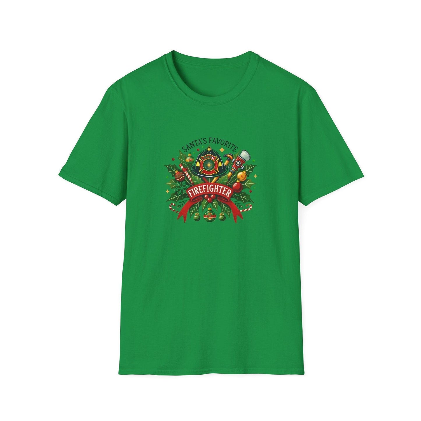Santa's Favorite Firefighter Unisex Tee 🔥🎅 - Whippie's