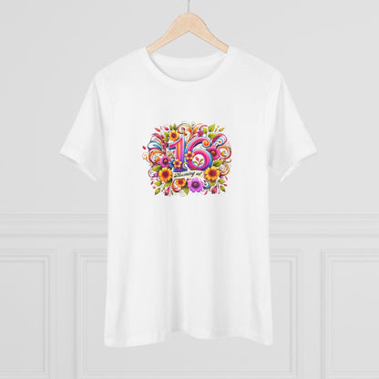 Blooming at 16 - A Beautiful Blossom 🌺 - Women's Softstyle Tee - Whippie's