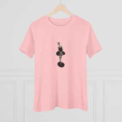 Ballerina Bones - Spooktacularly Stylish! ☠️🩰 - Women's Softstyle Tee - Whippie's