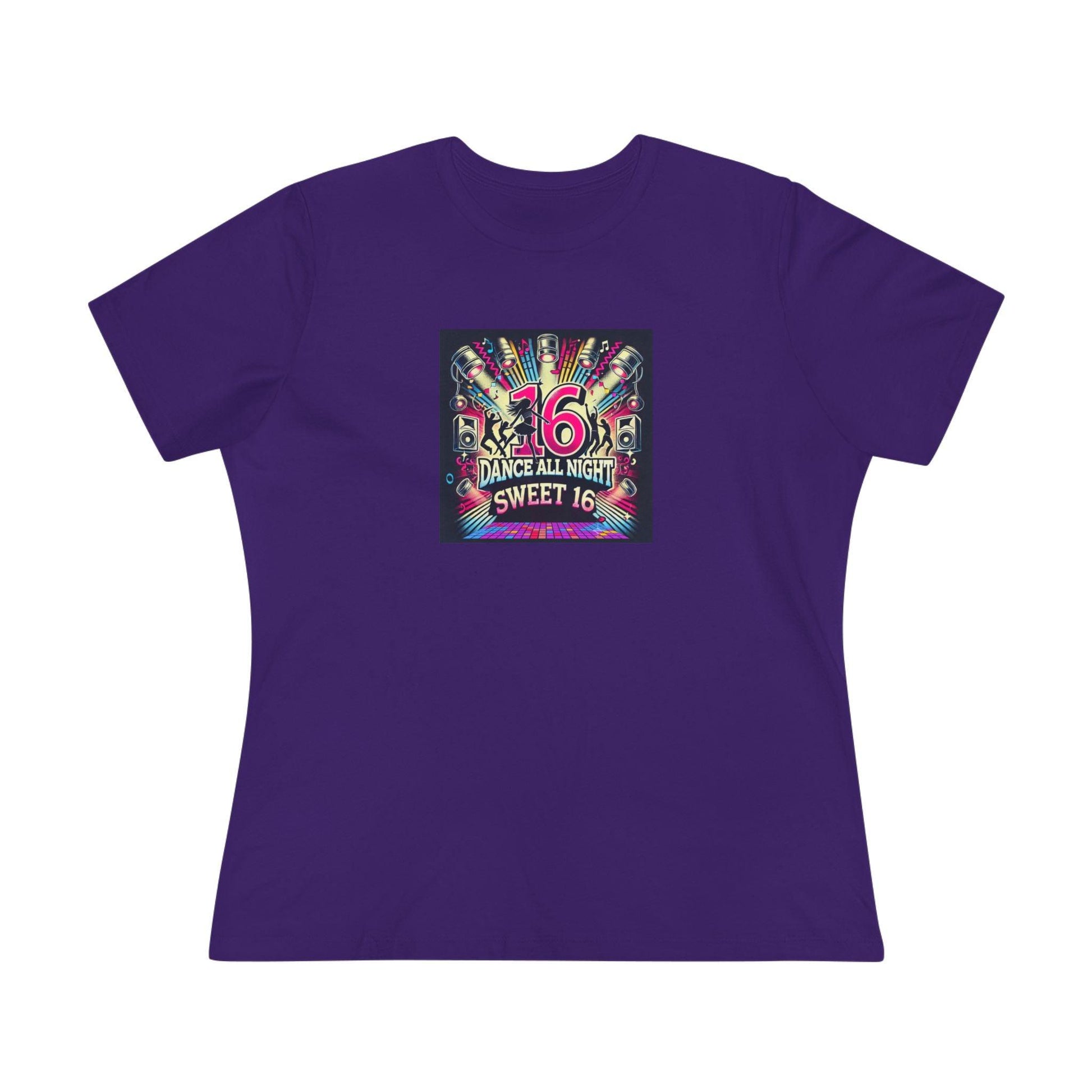 Dance All Night Sweet Sixteen - Party Time! 🎉 - Women's Softstyle Tee - Whippie's
