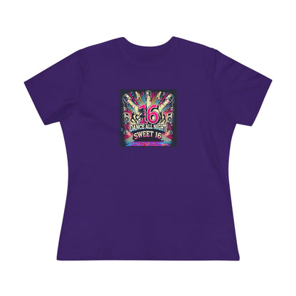 Dance All Night Sweet Sixteen - Party Time! 🎉 - Women's Softstyle Tee - Whippie's
