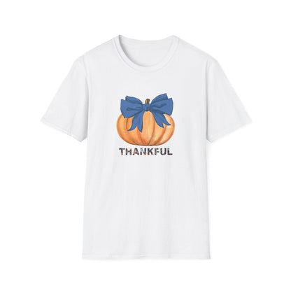 Thankful Pumpkin Tee - A Heart Full of Gratitude! 🧡💙 Unisex Tee - Whippie's