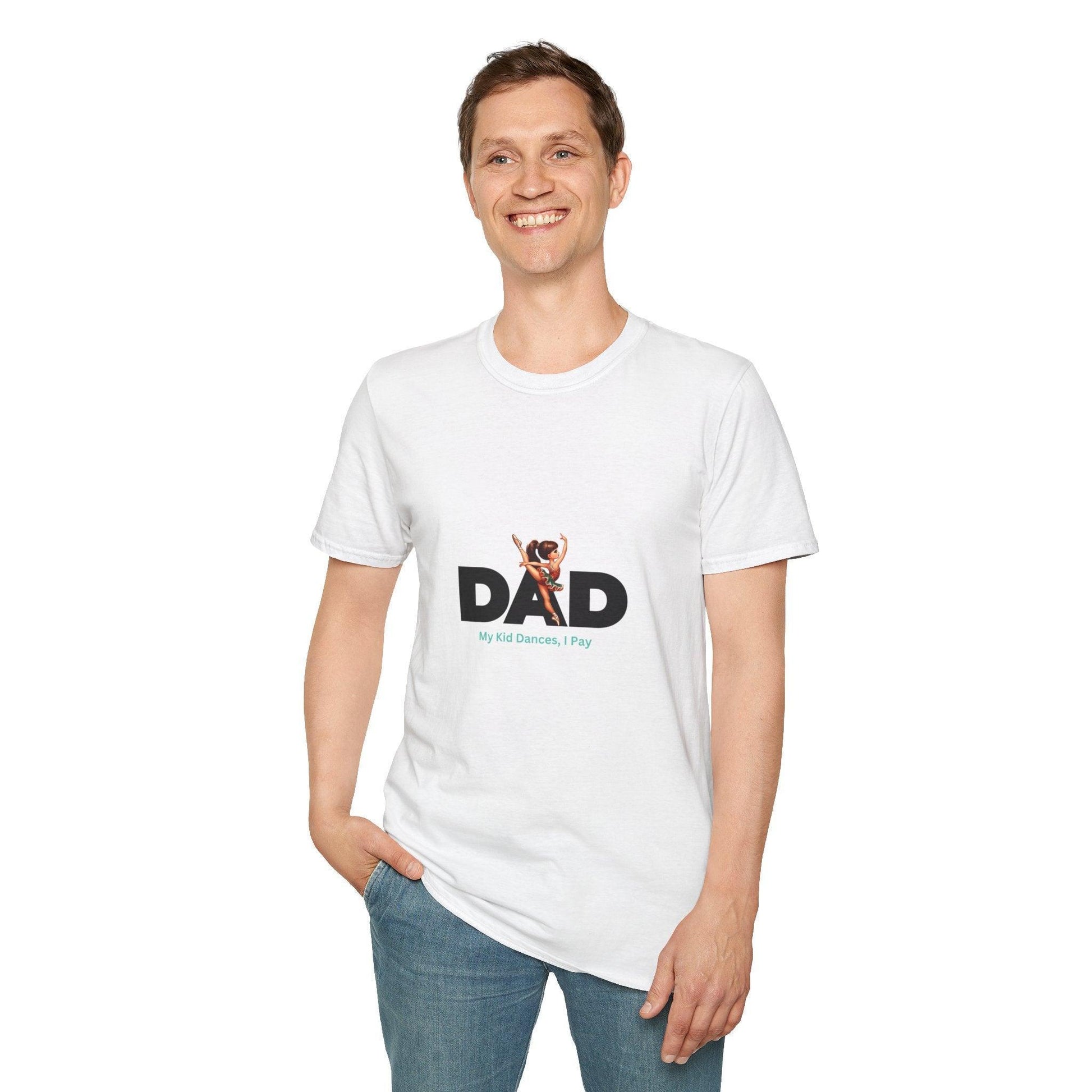 Dance Dad: Brunette Dancer T-Shirt - Whippie's