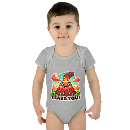 I Lava You - Baby Onesie ❤️🌋 - Whippie's
