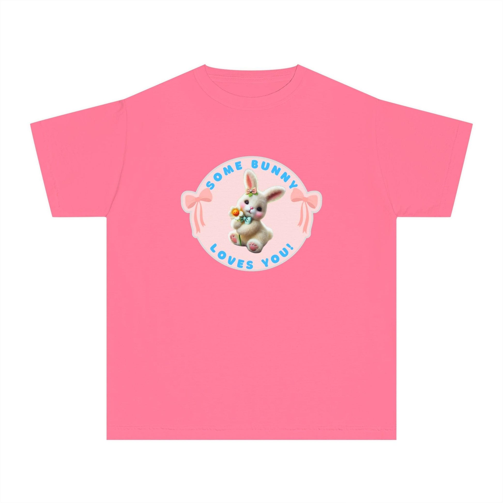 Some Bunny Loves You Youth Midweight Tee - Hop into Easter with Adorable Style! 🐰💖 - Whippie's