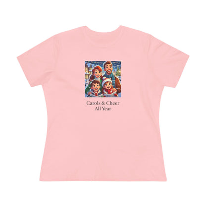 Carols & Cheer All Year - Women's Softstyle Tee - Whippie's