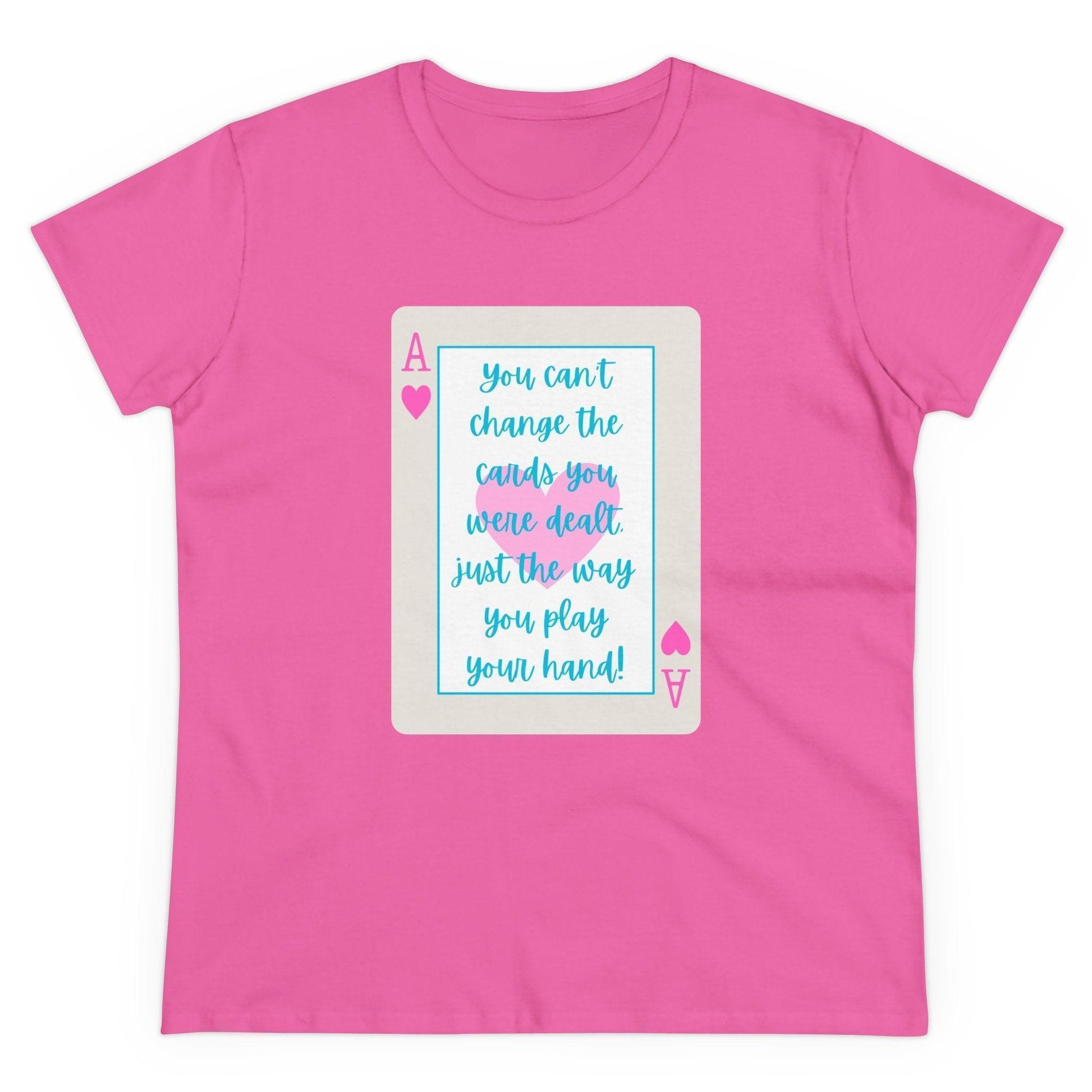 💖 Ace of Hearts 💪 Women's Tee ✨ Play your hand like a queen! 👑 - Whippie's