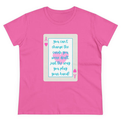 💖 Ace of Hearts 💪 Women's Tee ✨ Play your hand like a queen! 👑 - Whippie's