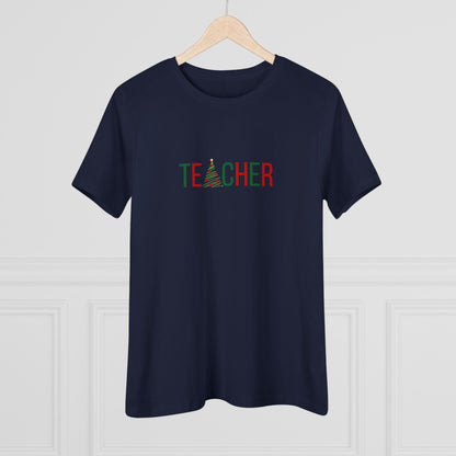 T🎄ACHER Unisex Tee - Happy Holidays from Your Favorite Teacher! 🎁 Women's Softstyle Tee - Whippie's