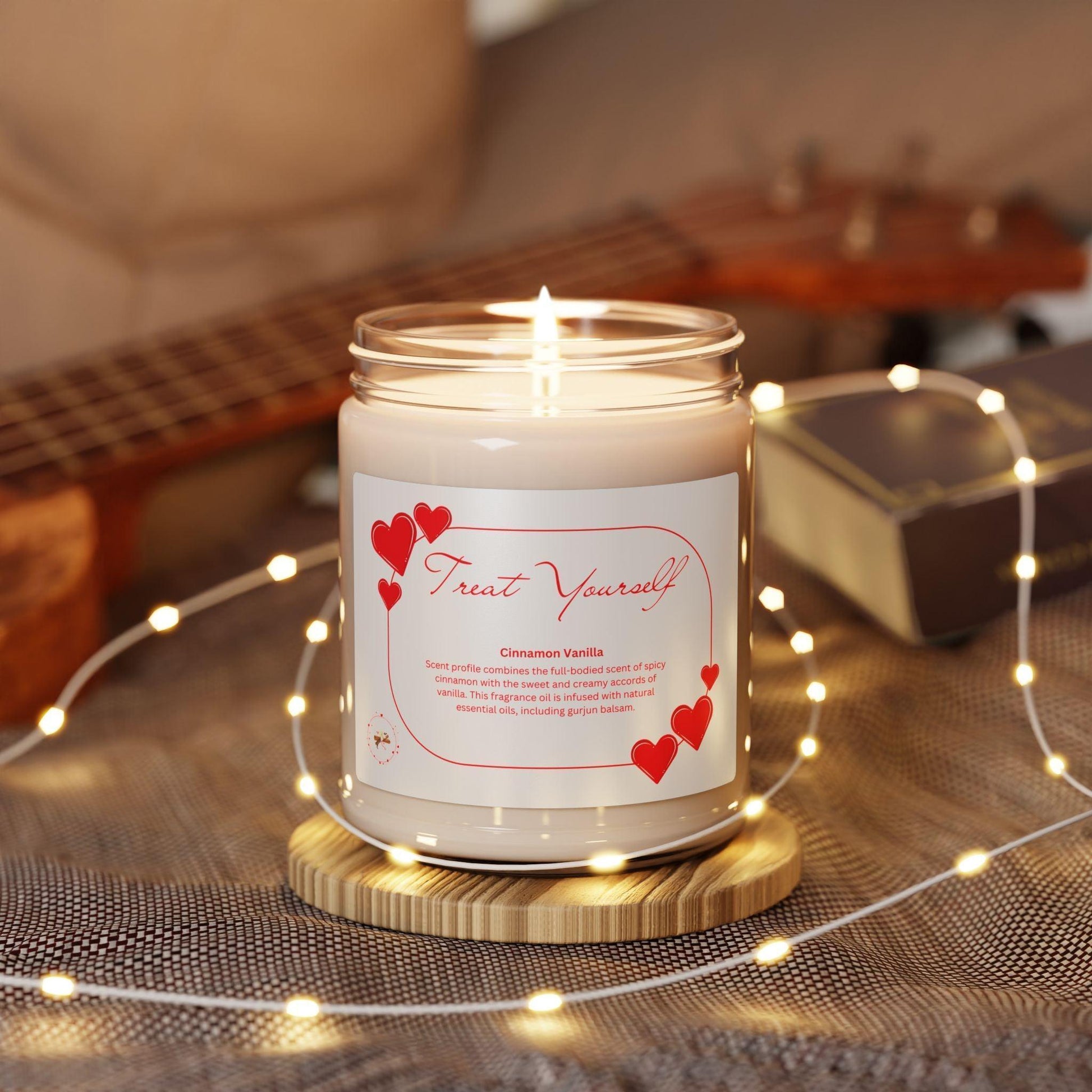 ✨ Treat Yourself ✨ Scented Soy Candle (9oz) 🕯️ Indulge your senses, relax your mind. - Whippie's