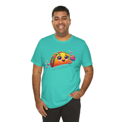 🌮 Let's Taco 'Bout Love 💖 Unisex Jersey Tee ✨ Spread the love this Valentine's Day! - Whippie's