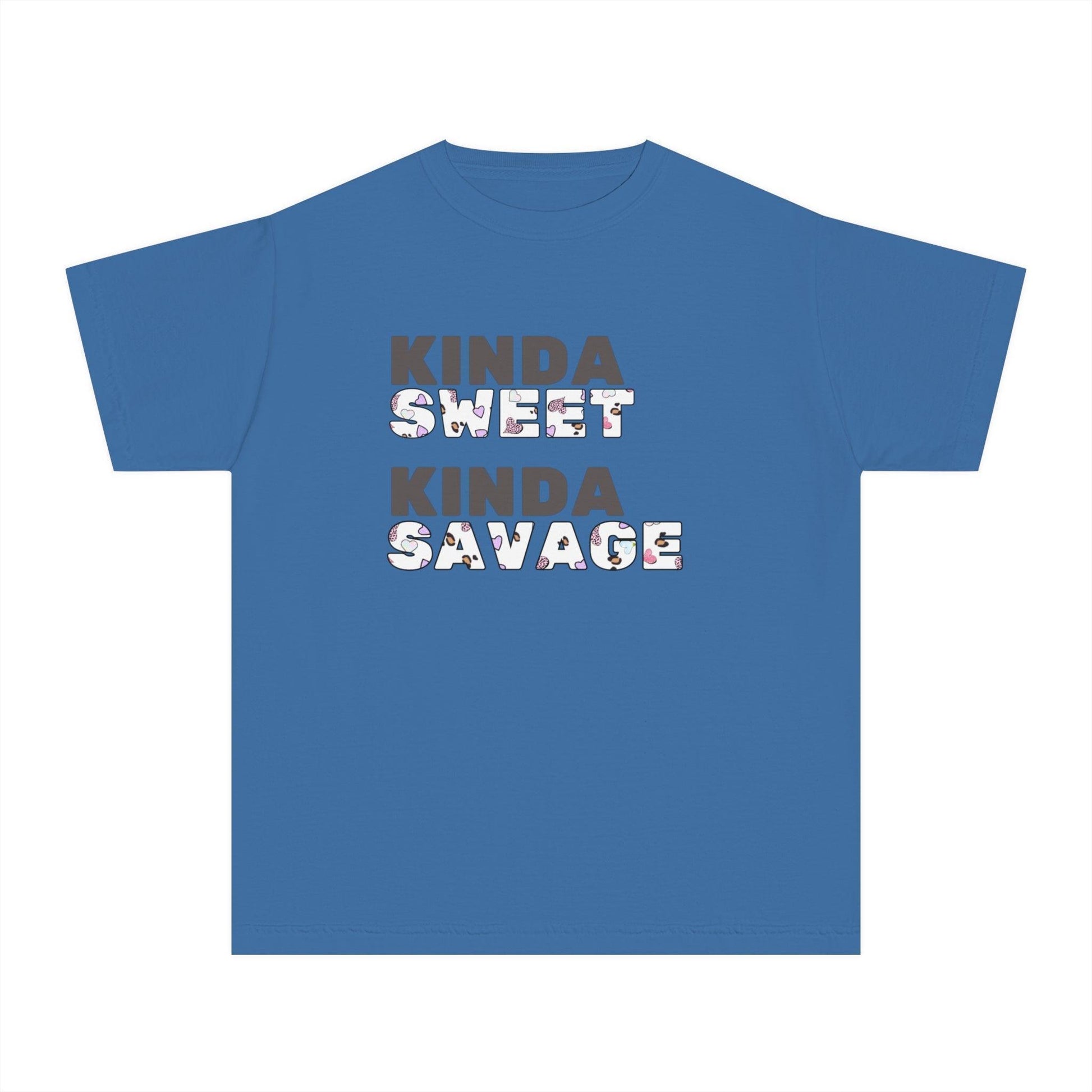 ✨ Kinda SWEET Kinda SAVAGE 😎 Youth Midweight Tee 💖 - Whippie's