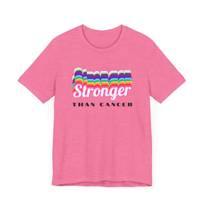 💪 Stronger Than Cancer 🎗️ Unisex Jersey Tee ✨ Show your support, wear your strength. - Whippie's