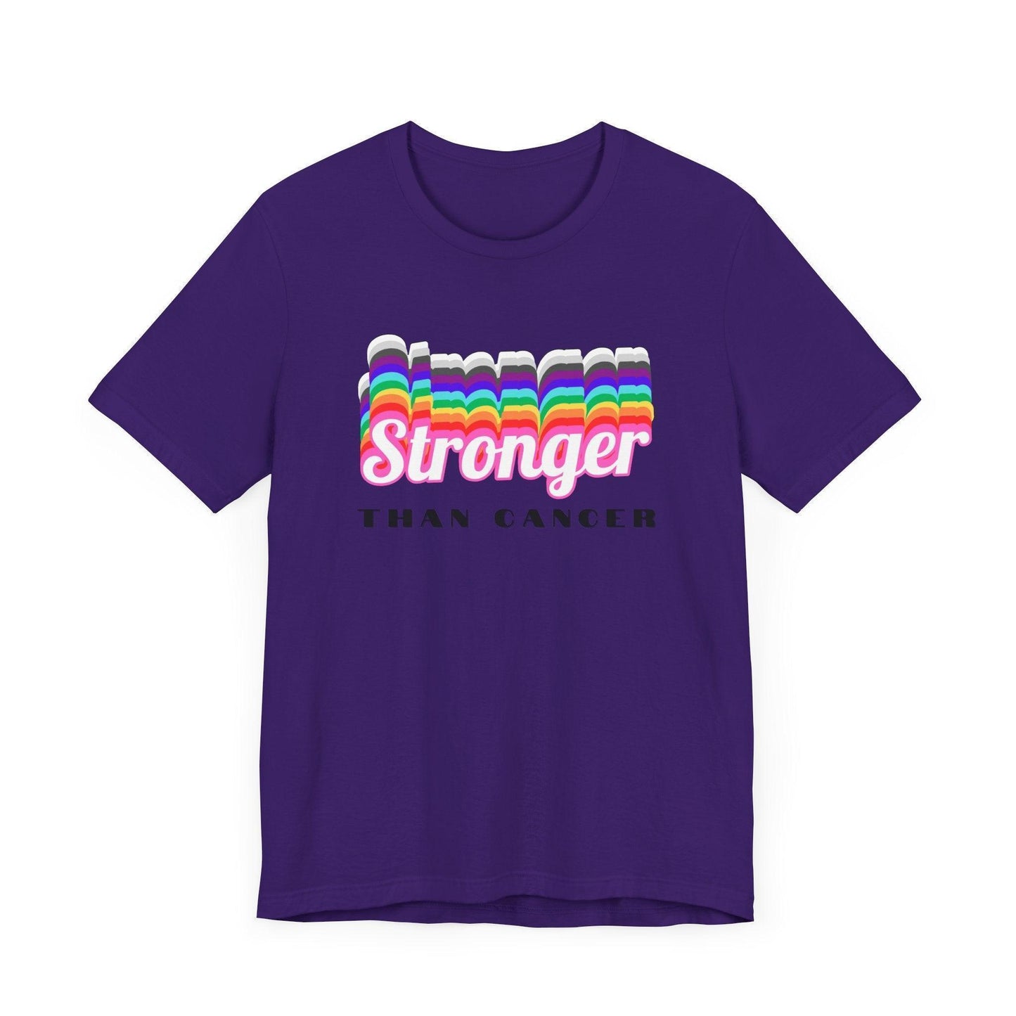💪 Stronger Than Cancer 🎗️ Unisex Jersey Tee ✨ Show your support, wear your strength. - Whippie's