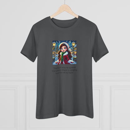 Caroler - Christmas Cheer - BHLBE Girl - Women's Tee - Whippie's