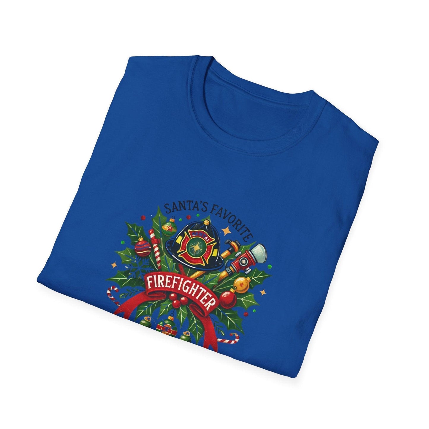 Santa's Favorite Firefighter Unisex Tee 🔥🎅 - Whippie's