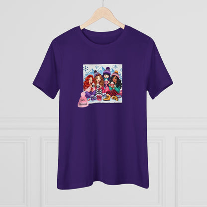 Girls Weekend Cheers to Cocoa, Friendship, and Snowy Shenanigans! - Women's Softstyle Tee - Whippie's