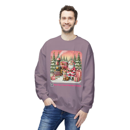 💖 Choo-Choo Choose Pink 🚂 Unisex Fleece Sweatshirt 🎁 - Whippie's