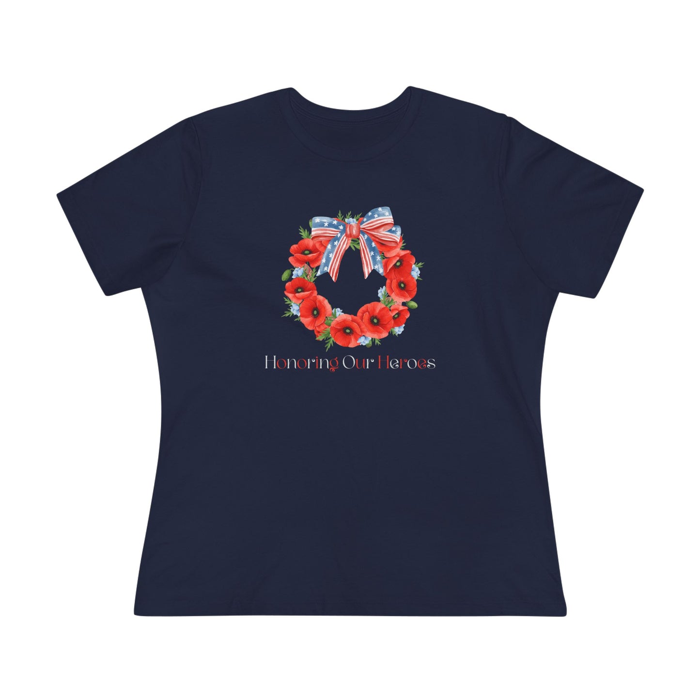 Memorial Day 'Honoring Our Heroes' Wreath - Women's Tee