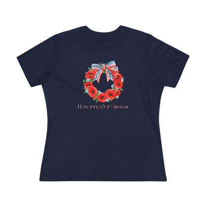 Memorial Day 'Honoring Our Heroes' Wreath - Women's Tee
