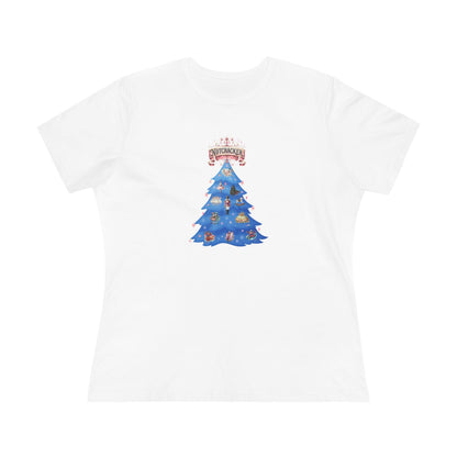 Nutcracker Christmas Tree - A Festive Affair! 🎄✨ Women's Softstyle Tee - Whippie's