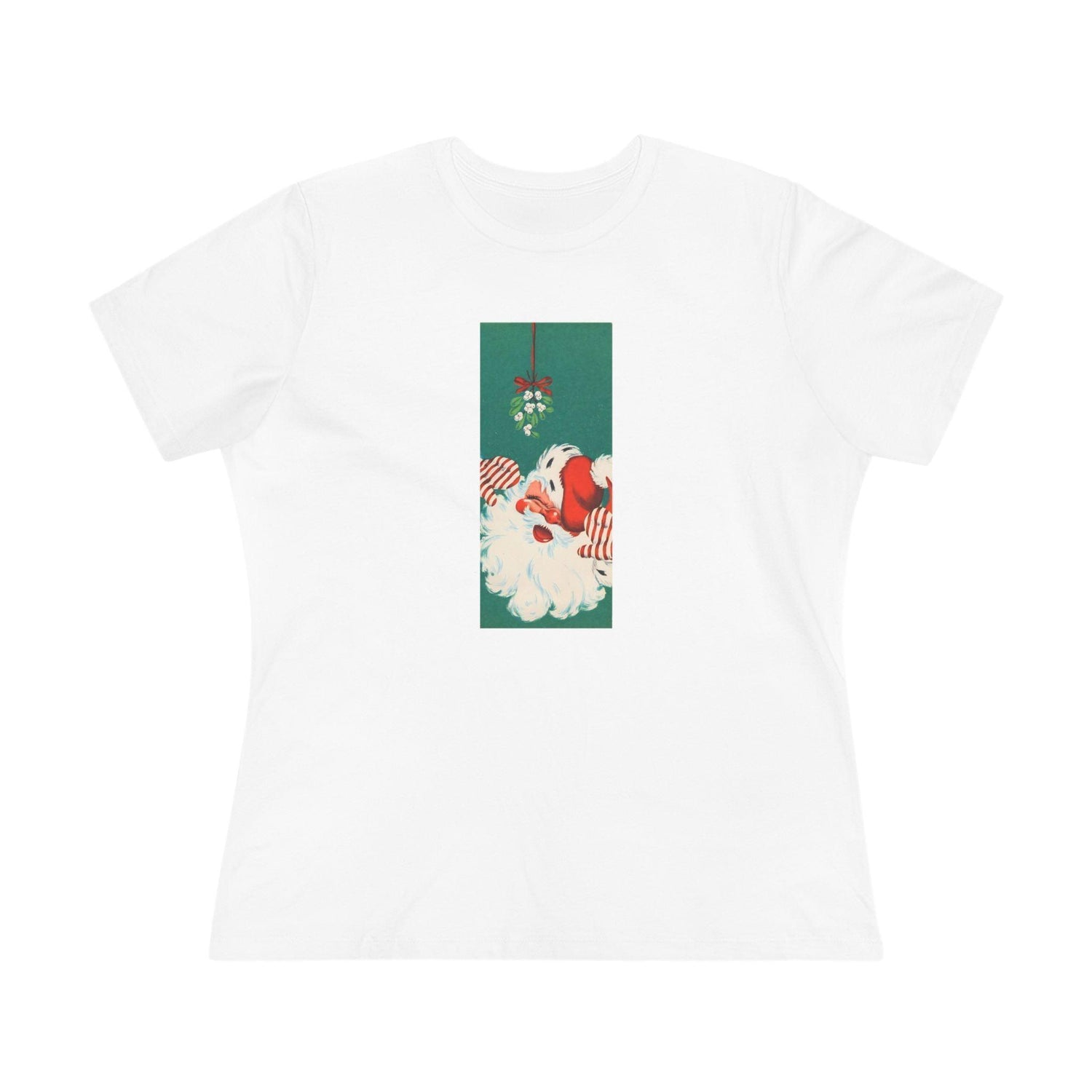 Santa Mistletoe Kisses - Women's Tee - Whippie's