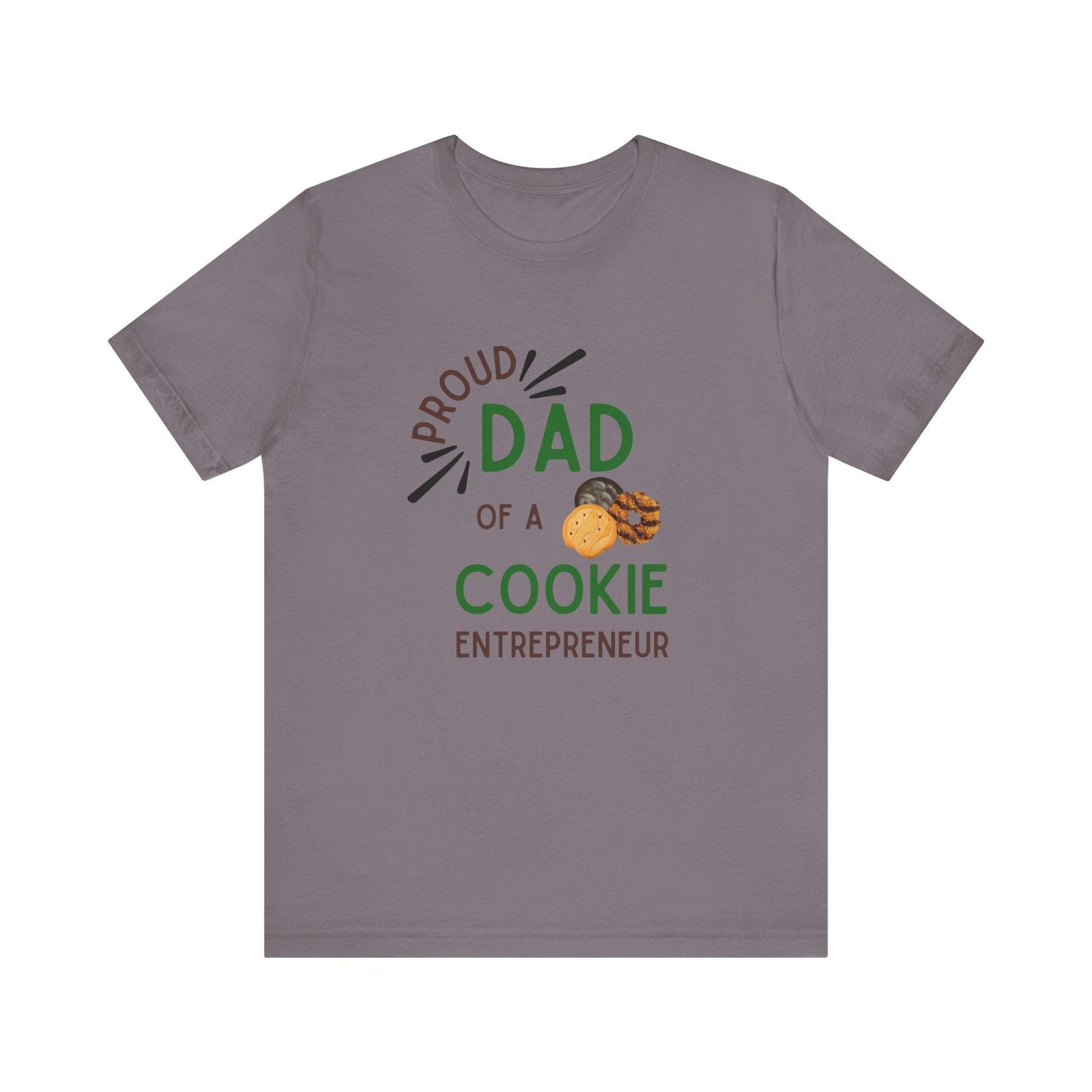 Proud Dad of a Cookie Entrepreneur - Unisex Jersey Tee Celebrate Your Little Cookie Boss! - Whippie's