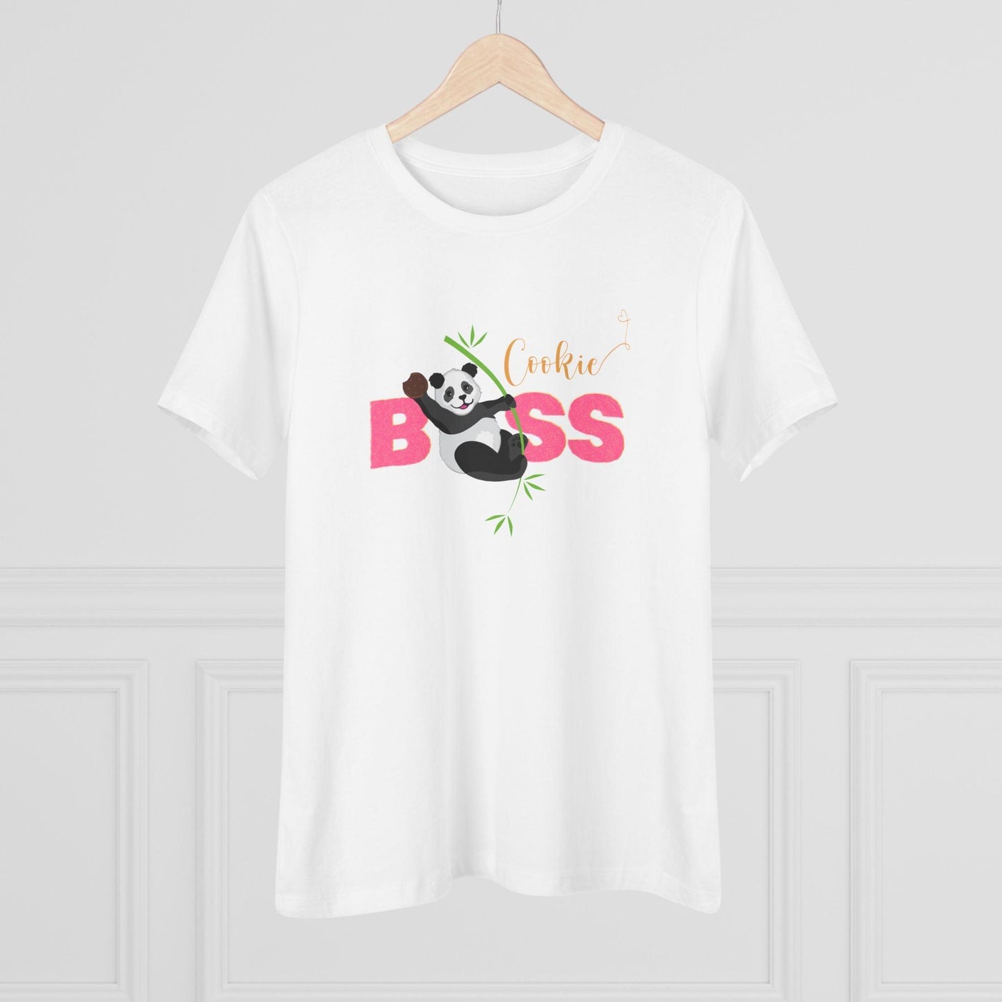 Cookie Boss Women's Tee - Panda-monium at the Cookie Booth! 🍪👑🐼 - Whippie's