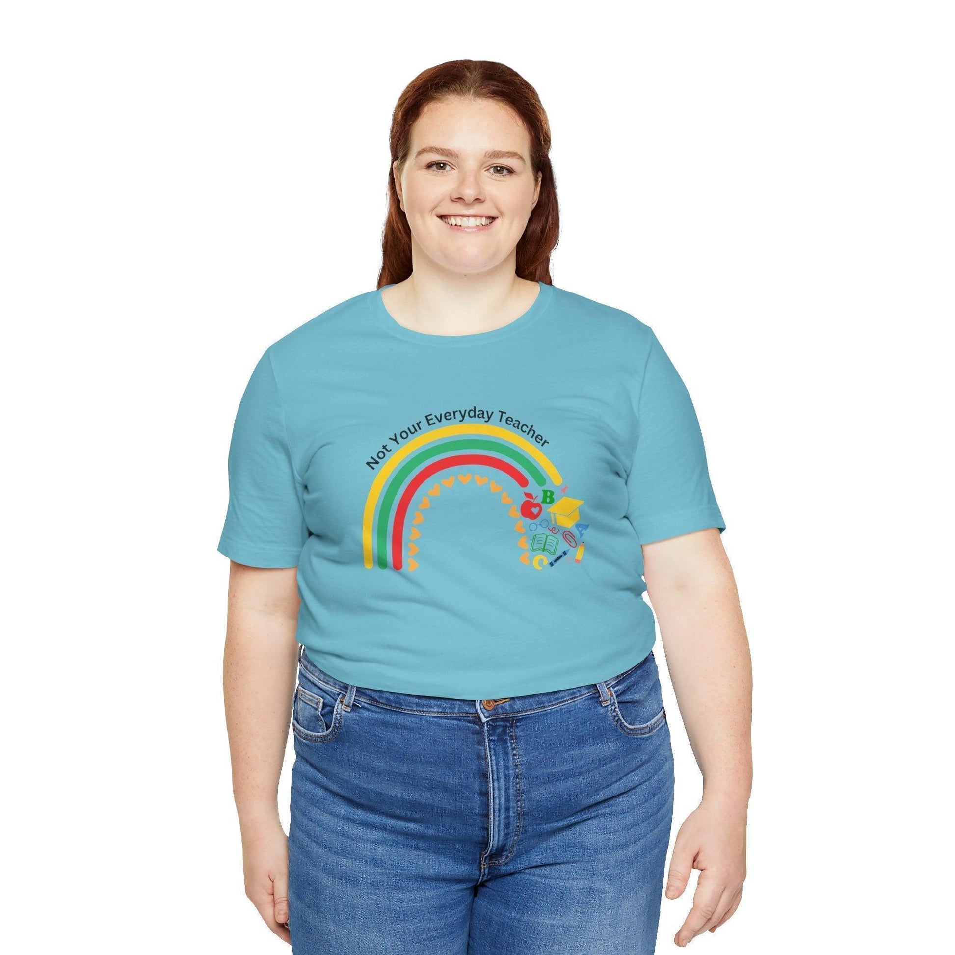 🌈 Not Your Everyday Teacher ❤️ Unisex Jersey Tee ✨ - Whippie's
