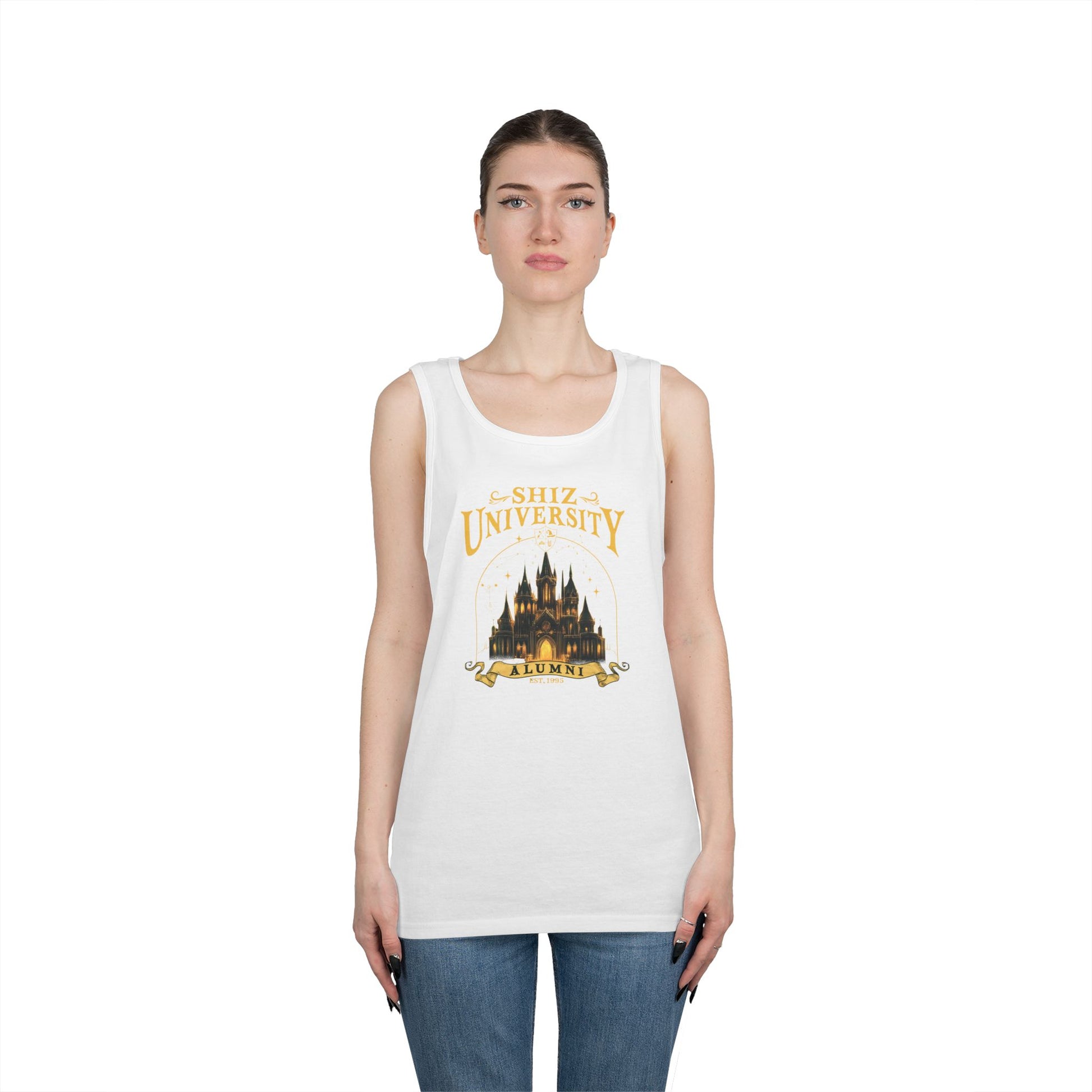 Shiz University Alumni Tank Top | Unisex Heavy Cotton | Graduation Gift, College Apparel, Summer Wear, Casual Outfit, School Spirit - Whippie's