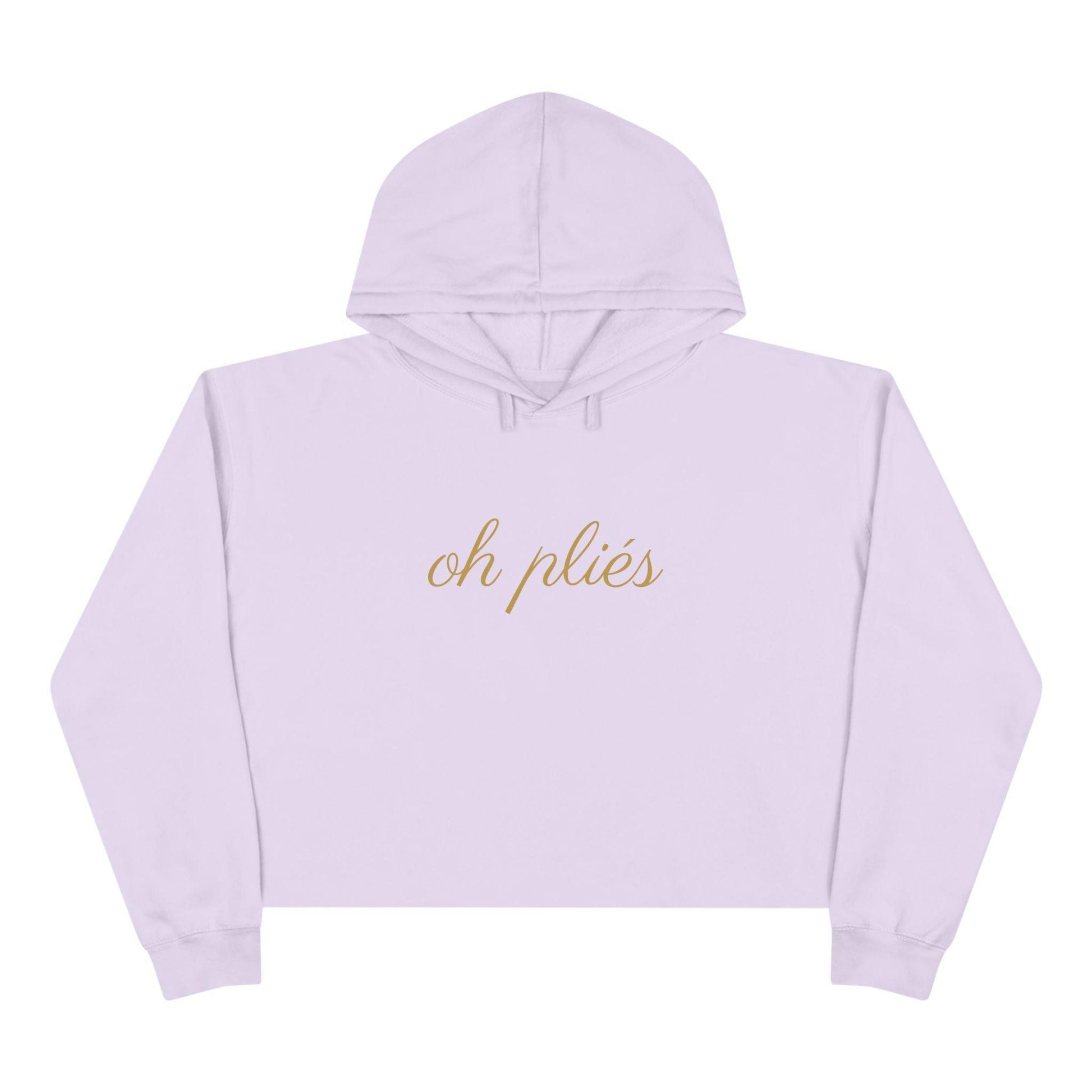 ✨ Oh Pliés ✨ Women's Cropped Hoodie 💖 - Whippie's