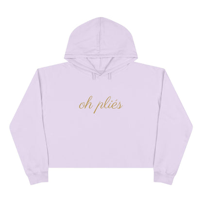✨ Oh Pliés ✨ Women's Cropped Hoodie 💖 - Whippie's