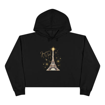 ✨ Joyeux Noël - Women's Cropped Hoodie 🗼 - Whippie's